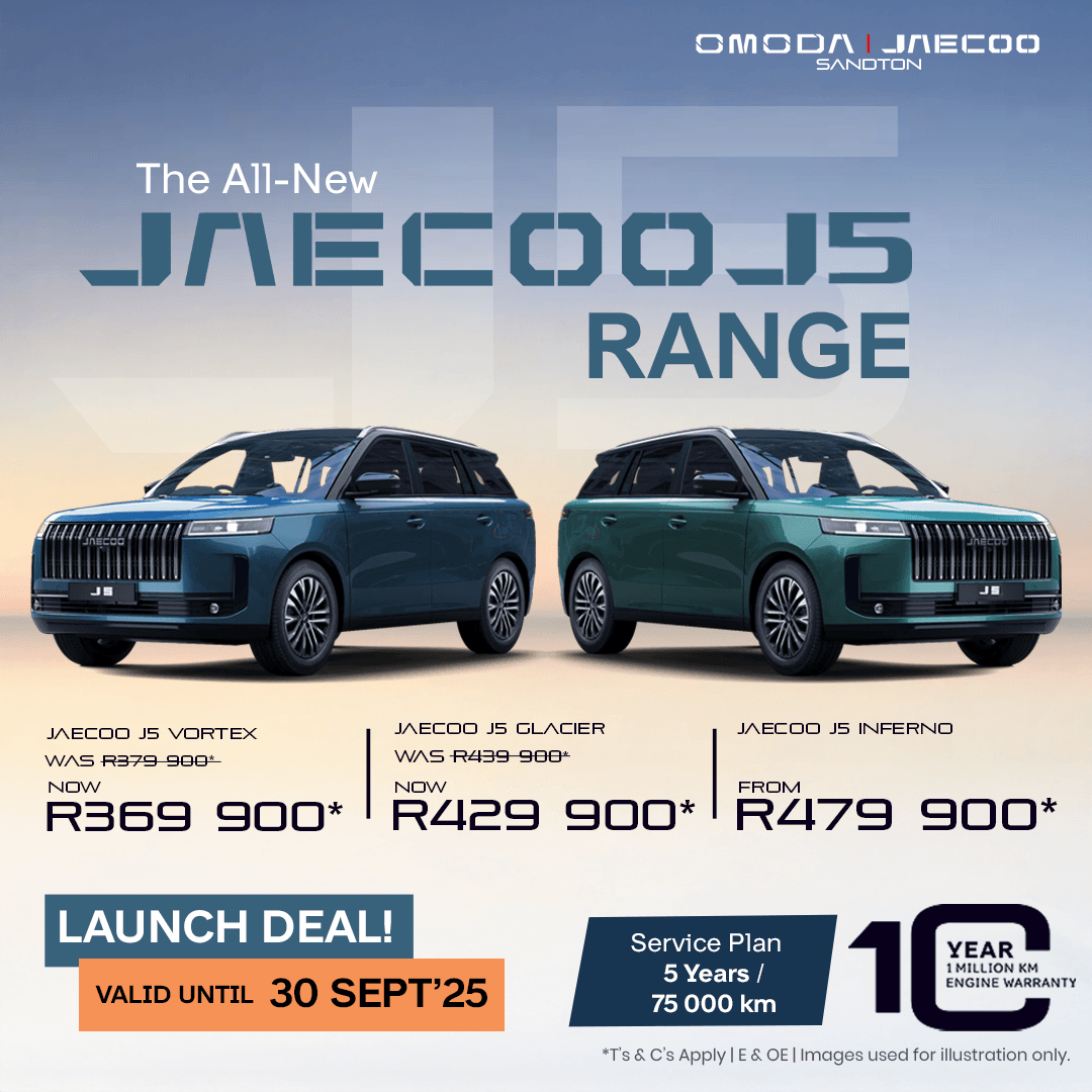 All New Jaecoo J5 Range